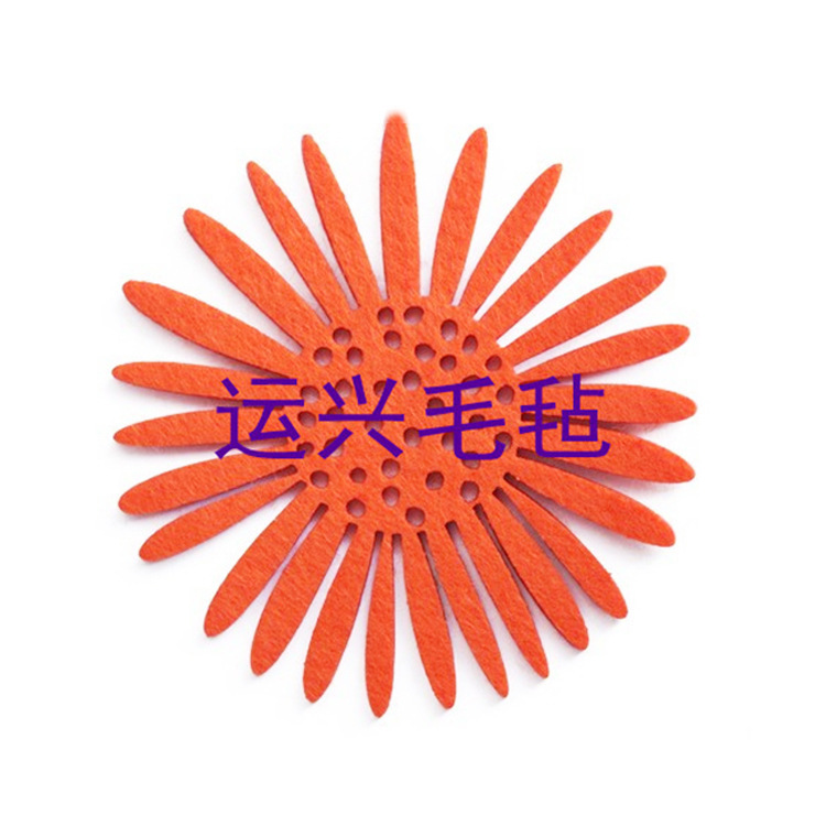 布艺隔热 垫毛毡杯垫防滑餐垫款式多样可定做厂家直销