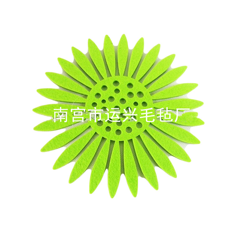 厂家直销创意家居毛毡时尚工艺品杯餐垫 多款多色毛毡杯垫定制