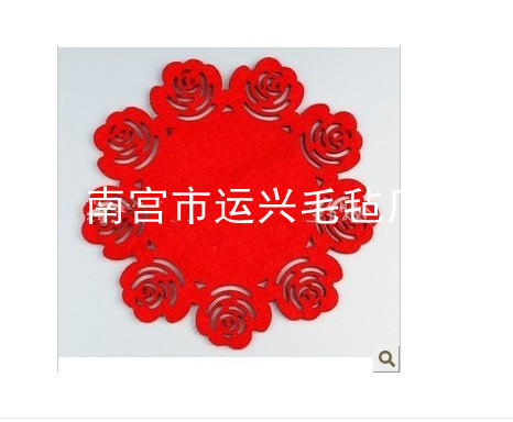 生活用品 时尚创意隔热垫 各种颜色毛毡垫 毛毡杯垫 厂家订制
