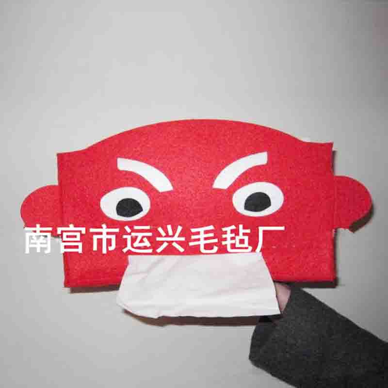厂家供应 加大 个性毛毡收纳盒 桌面毛毡收纳 收纳用具毛毡