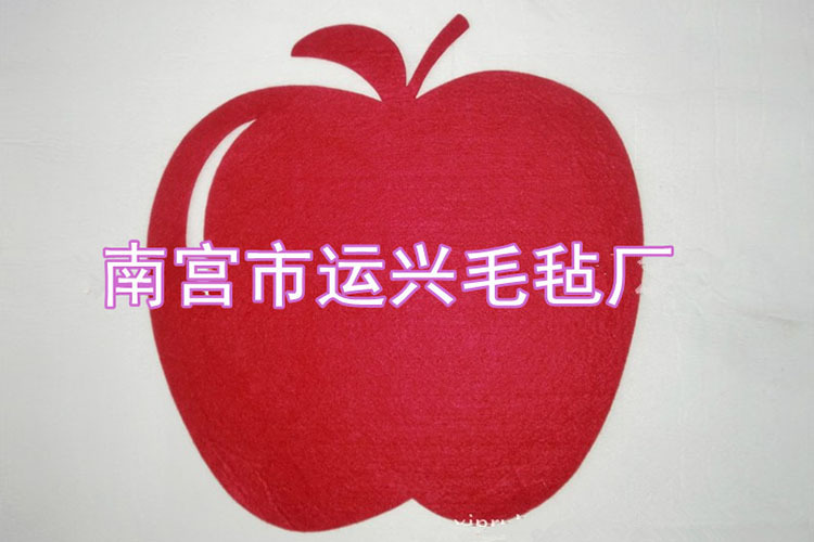 厂家直销 时尚彩色毛毡布 杯垫 餐垫 毛毡垫 毛毡杯垫 隔热垫