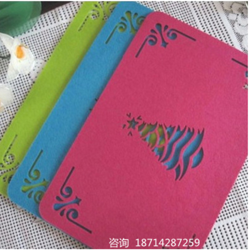 中国结图案纯手工毛毡杯垫 餐垫多色可选隔热垫 厂家现货直销