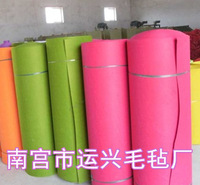 厂家批发 化纤毡板擦毛毡 柔软针刺化纤毛毡 手工门幅 用途广泛