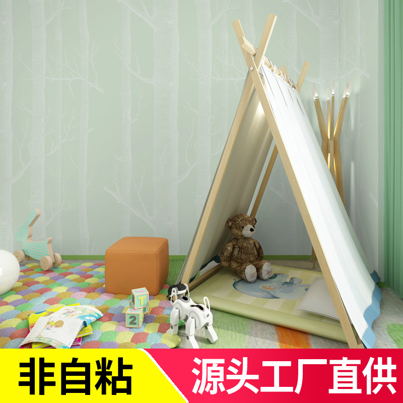 系列无纺布3D立体田园大自然森林壁纸风景墙纸9900X
