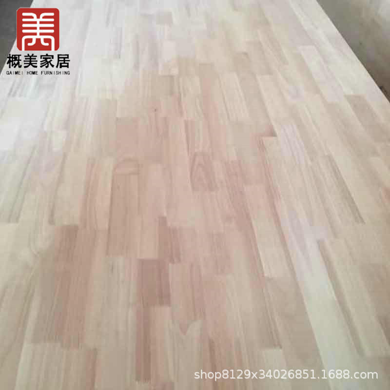 厂家供应木质板材 18mm橡胶木AB面高品质防腐橡胶木实木板