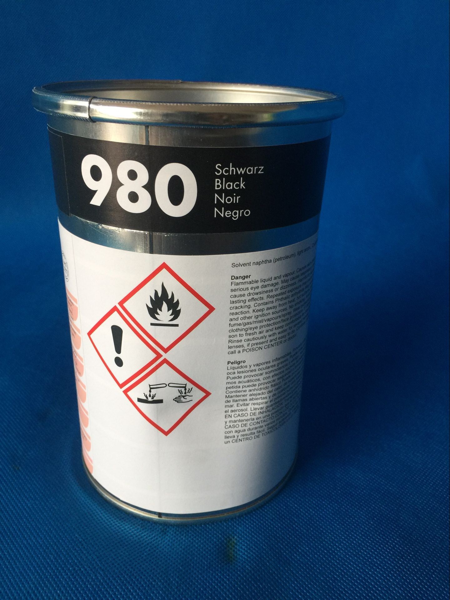 德国玛莱宝油墨TPY980黑色 耐腐蚀移印油墨 遮光性好黑色油墨
