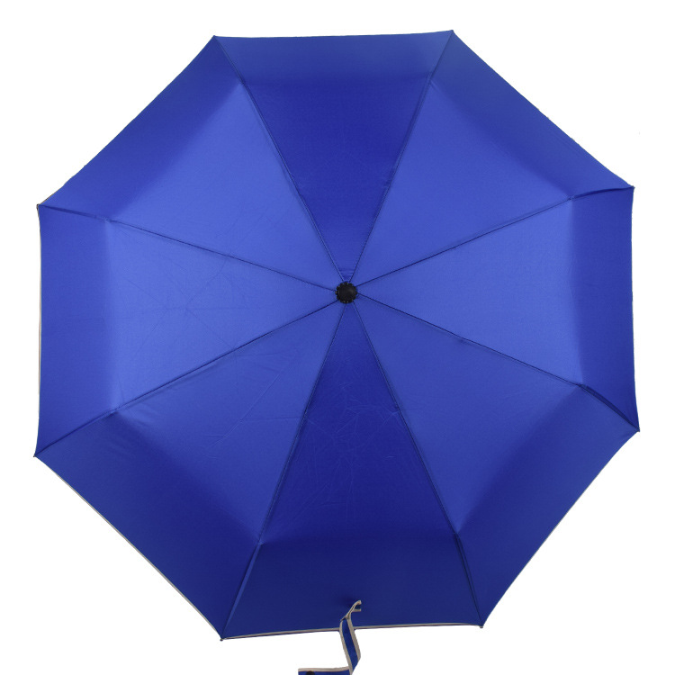 雨伞女 纯色包边小清新晴雨两用三折叠遮阳防晒太阳伞定制批发