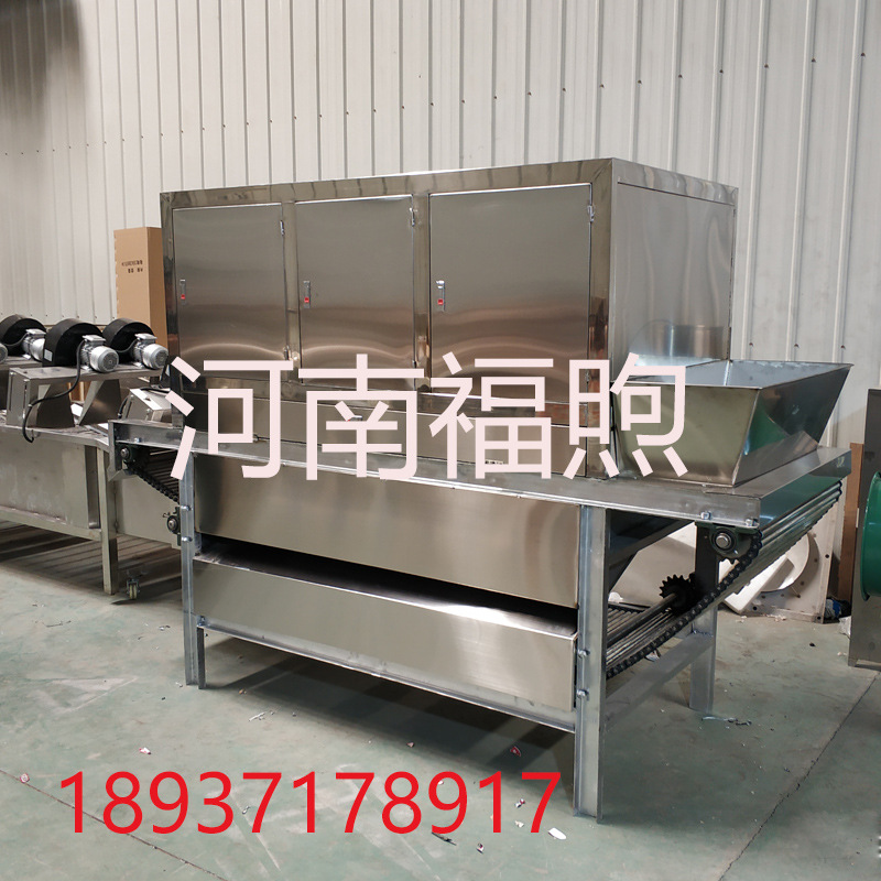 福煦机械链式大蒜脱皮机_大产量1000-5000KG每小时大蒜扒皮机_厂价直销