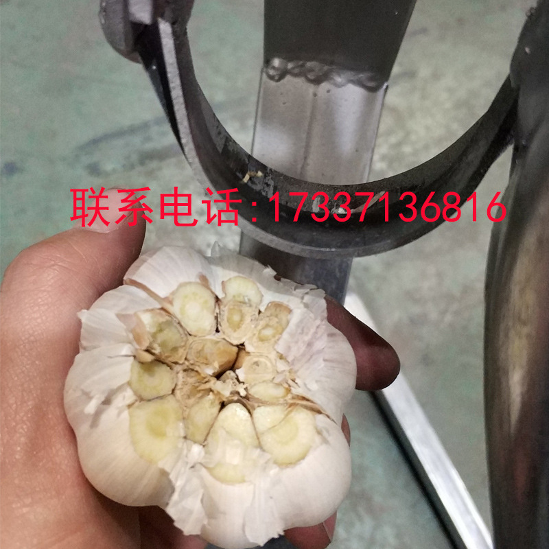 福煦机械凹型大蒜切根机_手动鲜蒜切根机_手动切胡机福煦机械