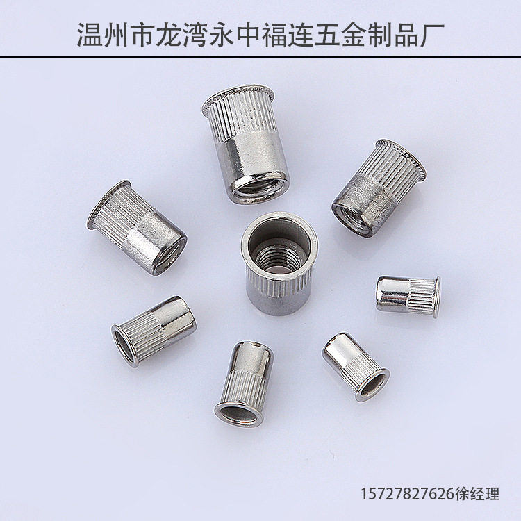 福连优品 专用拉铆螺母紧固件 不锈钢封闭沉头内外六角铆螺母 铆螺母厂家直销 欢迎咨询