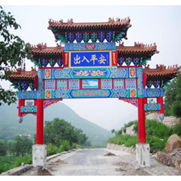 景观景点中式古牌坊 四柱五楼I三楼古建牌坊 唐宋加工订制