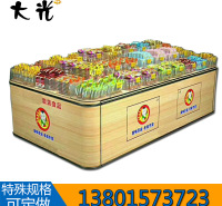 【大光促销台】休闲食品展示货架 商超食品促销柜糖果零食促销台