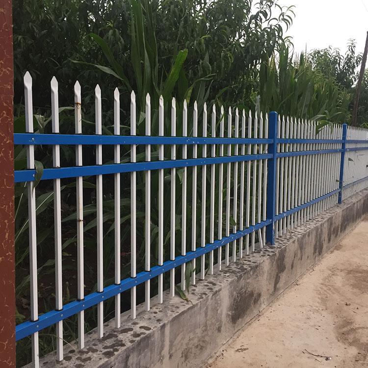 工业园I小区I别墅I工厂I学校围墙栏锌钢护栏批发 喷塑锌钢护栏批发