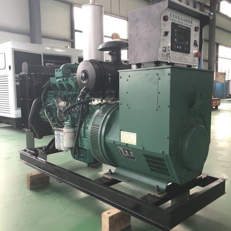 供应玉柴发电机组 玉柴50kw发电机组生产厂家 四保护半自动无刷发电机
