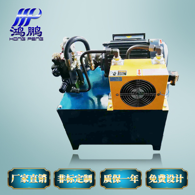自主设计小型液压站2HP/VP20/60L  液压系统