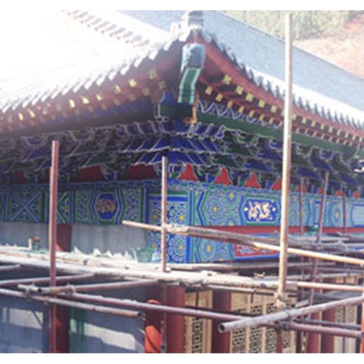 供应古建长廊彩绘 古建筑油漆绘画设计