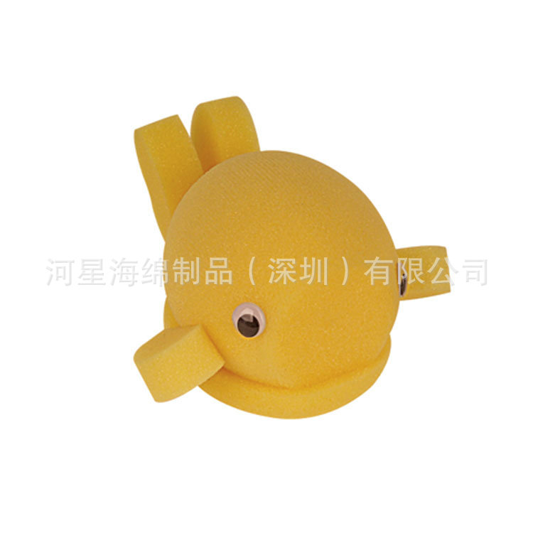 专业供应  立体海绵鲸鱼  高弹立体海绵动物 洗澡海绵