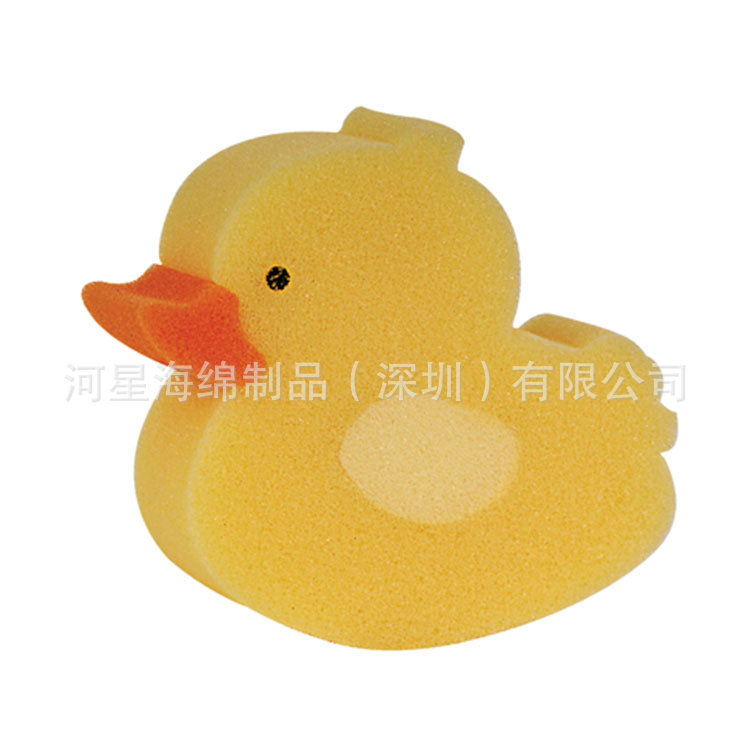 长期销售 复合加工3D海绵 立体海绵鸭子 3D立体动物海绵
