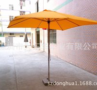 高档休闲场所用伞好品质的2M*2M方形不锈钢户外伞庭院伞广告大伞