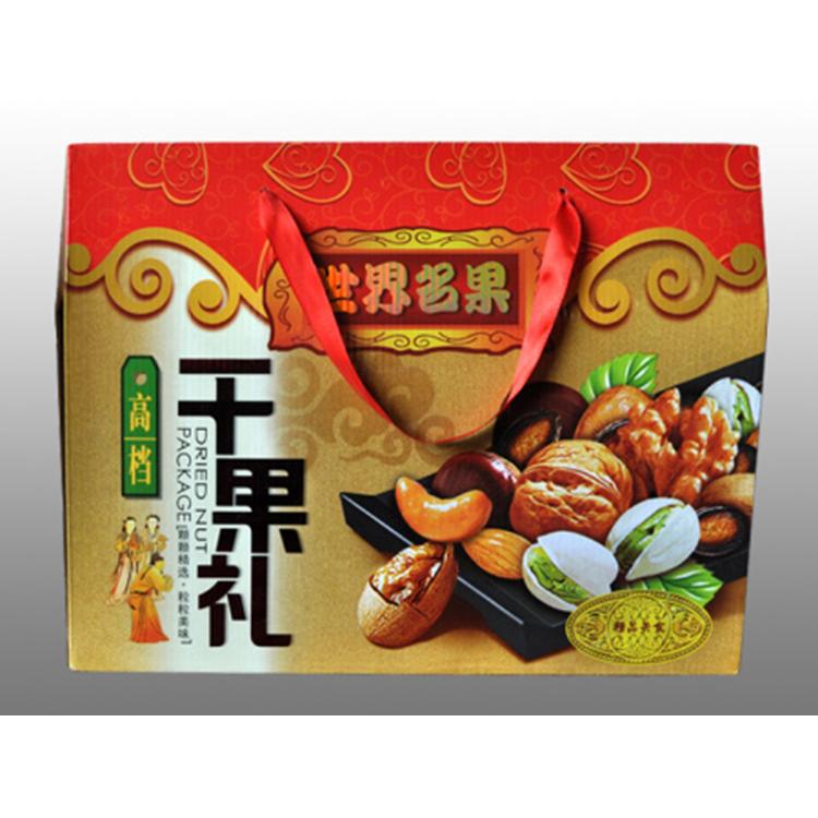 山东板栗I核桃等干果礼盒订制 空的板栗包装盒I礼品盒子加工