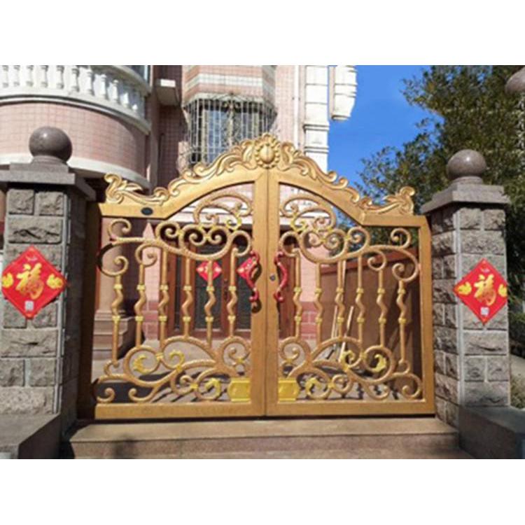 铝艺大门厂家直销_铝艺大门价格_铝合金别墅大门加工