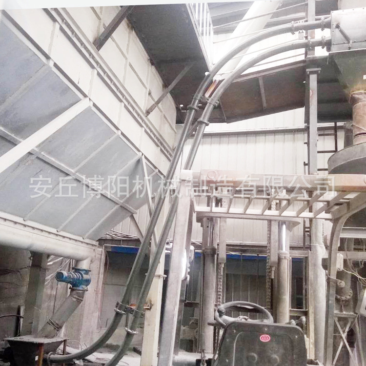 钙粉管链式输送机 管链输送机现场  垂直管链提升机厂家
