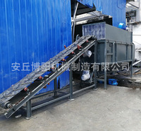 山东化肥自动拆包机_破袋卸料机自动化程度高_博阳拆包机稳定可靠