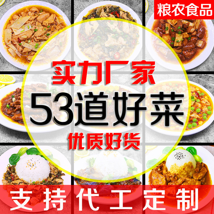 粮农冷冻料理包 外卖菜肴 快餐 半成品菜 速冻食品套餐饭煲仔饭