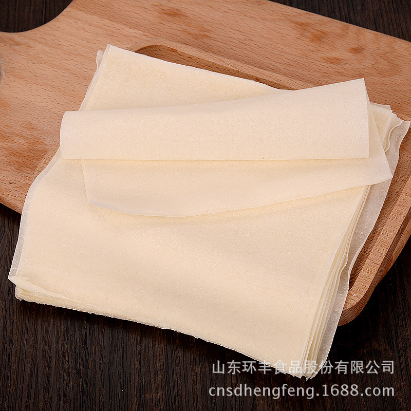 烘焙原料 山东环丰春卷皮 春饼 快餐半成品速冻春卷皮食品