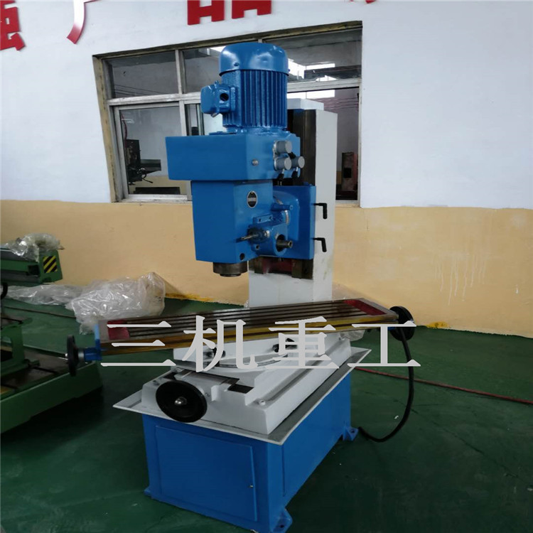 山东小型钻铣床ZX50C可加装插头 加大50C钻铣床 可改数控XK7124