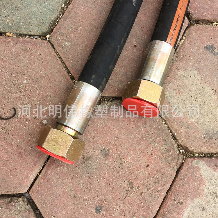 厂家直销钢丝编织橡胶管 高压油管 耐用钢丝橡胶高温高压油管