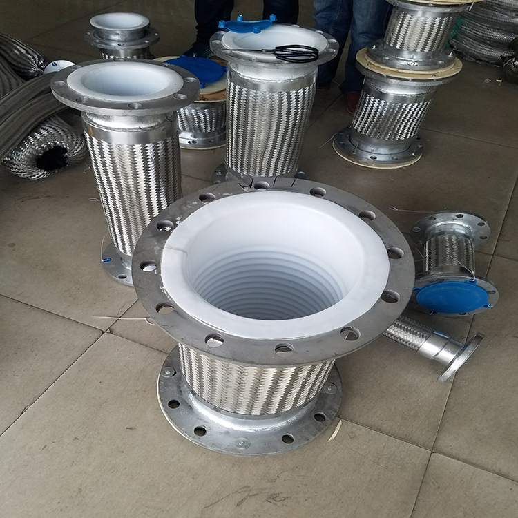 厂家专业生产不锈钢衬四氟金属软管 钢衬四氟金属软管 波纹管