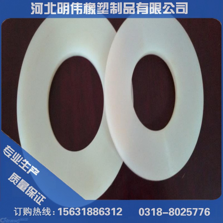 生产供应 硅橡胶垫圈 工业密封防滑硅胶脚垫 圆形白色硅胶