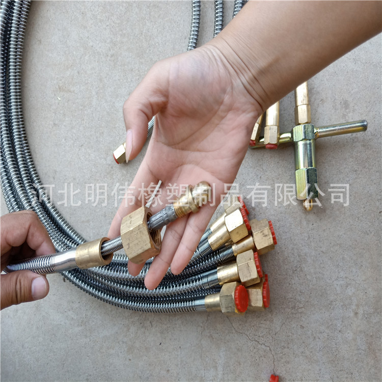 热销氢气、氩气、氧气瓶专用弹簧管微型高压管耐压40mpa