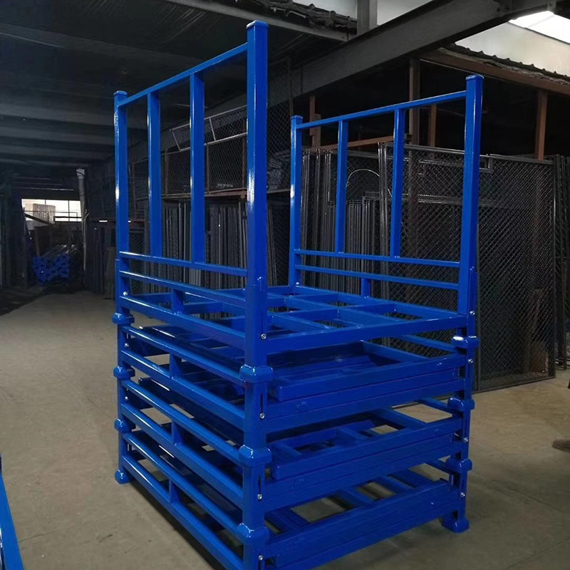 广东定制工厂车间<em>纺织</em>业布匹架 仓储折叠织库架堆垛架