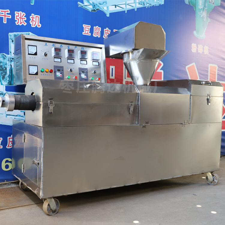 腾达机械小型加工人造肉机器 豆制品人造肉机器源头 工厂豆制品加工设备