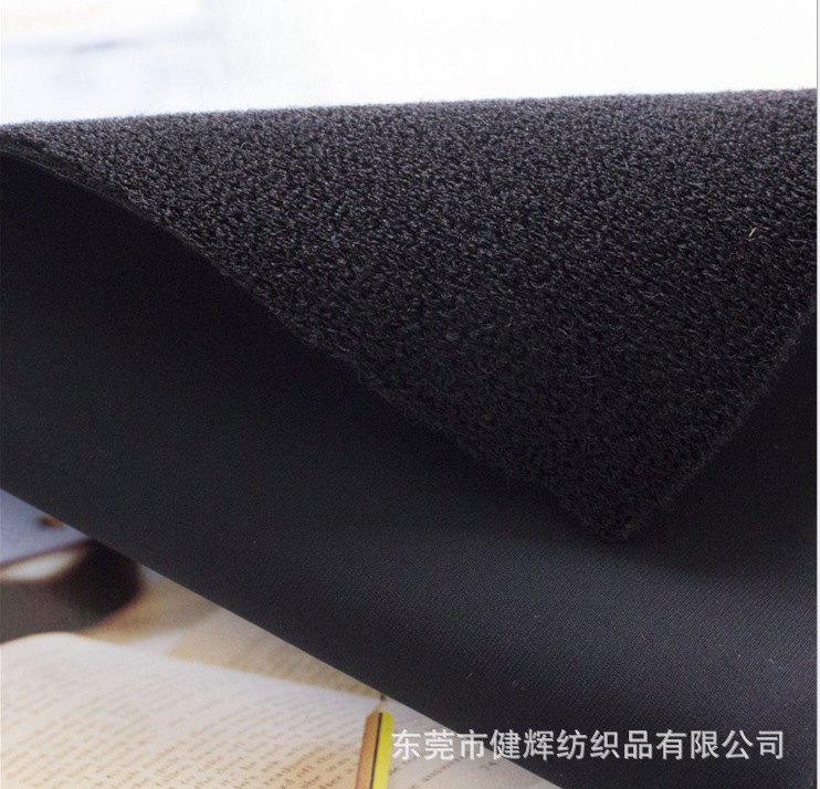新品工厂直销 黑色进口OK布面料 可复合潜水料SBR 可定制彩色OK布