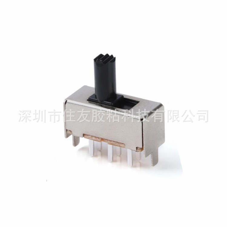 拨动开关SS-22F06A 两极两档 滑动开关玩具专用 环保耐高温