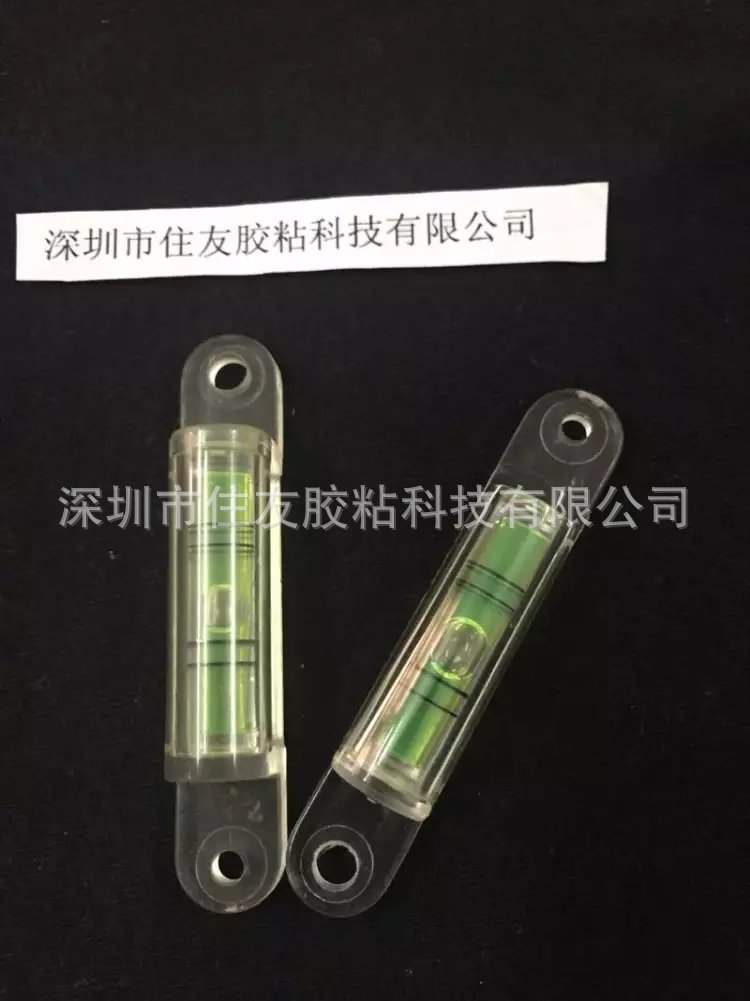 电视机架专用带黑色外壳水平泡水平管