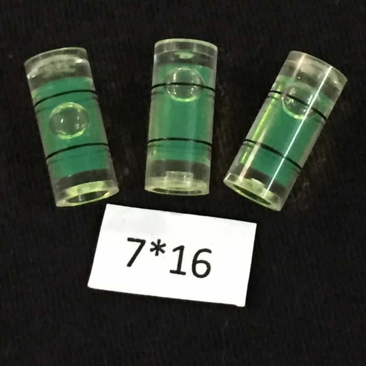 厂家直销  照明灯具专用，塑胶管状水准泡 水平仪 水平珠 有现货