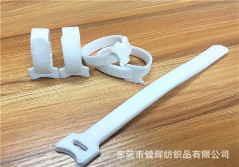 定制背靠背扎带 尼龙电源线耳机线束线带 自粘型魔术贴扎带批发