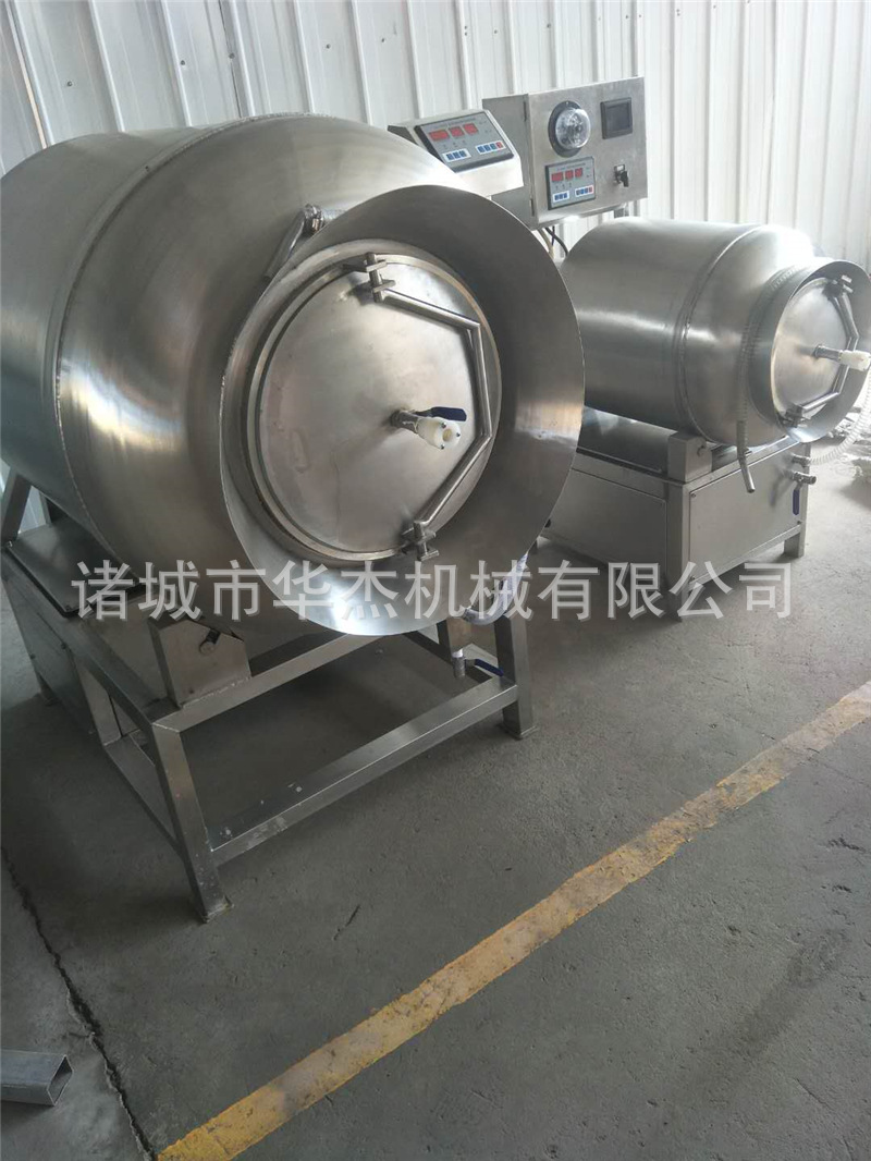 销售不锈钢自动真空变频滚揉机     鸡肉腌制滚揉机