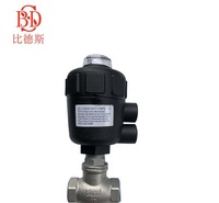 气动T型角座阀 腰鼓阀 不锈钢干燥机水阀 DN15 20 25 32 40 50