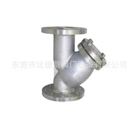 现货直销不锈钢过滤器 Y型管道过滤器 高效304材质法兰过滤器定制