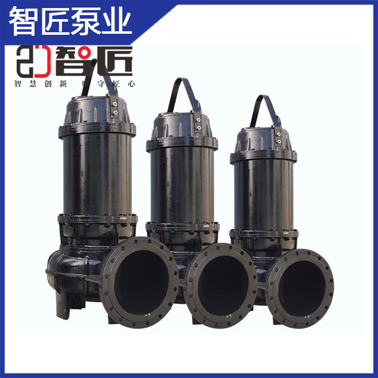 智匠泵业耐高温潜水排污泵_无堵塞潜水排污泵_移动式污水提升泵