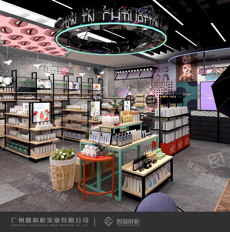 化妆品厂家直销展柜_柜台_展示柜