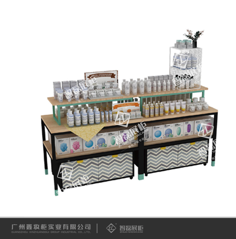 专业高端定制化妆品装修_美妆收银台_美妆展柜厂家