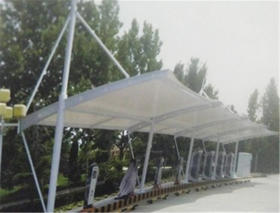承建加油站膜结构工程-加气站石化厂房大型膜结构顶篷