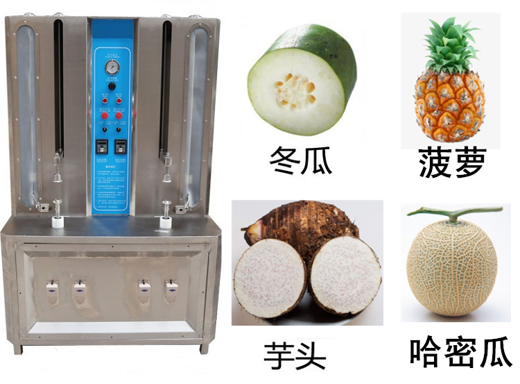 冬瓜去皮机 尚丰祥 STW-160 双头冬瓜削皮机 南瓜去皮 中央厨房设备削皮机 配净菜加工流水线使用 台湾生产