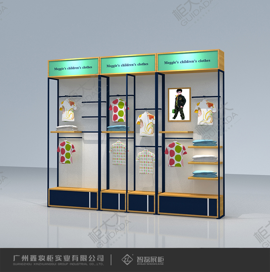 新款童装柜台_婴童柜台_母婴柜台陈列柜厂家